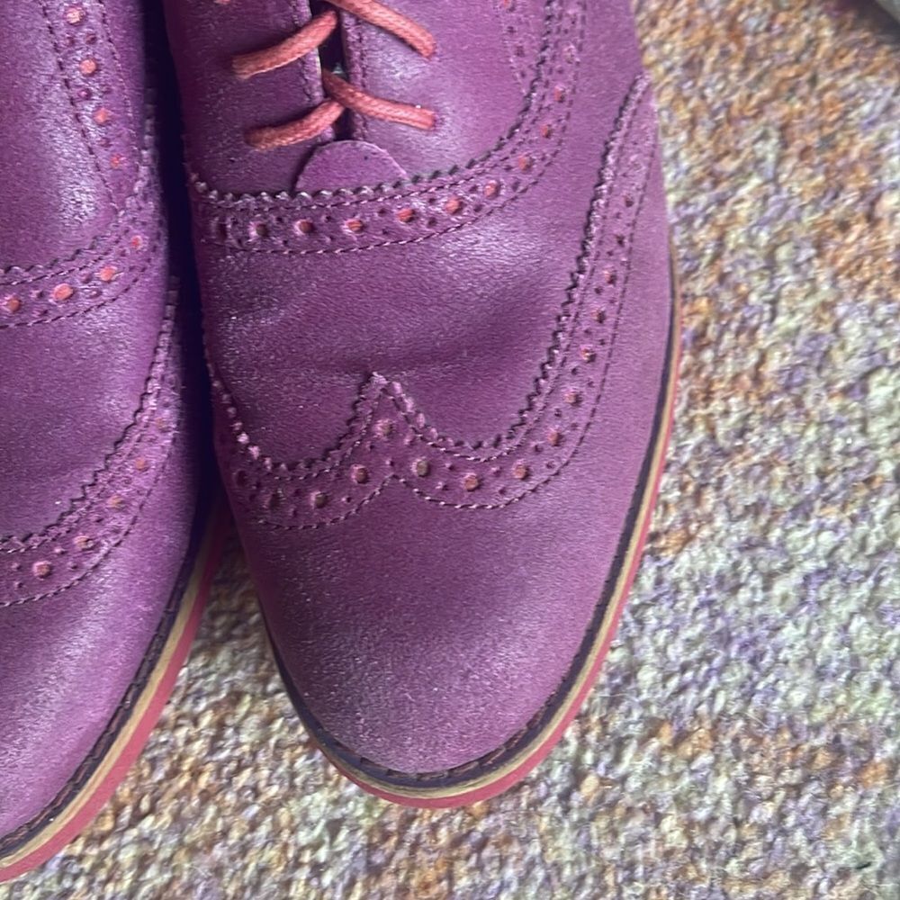 Fun Suede Cole Haan loafers! Great color! - Picture 2 of 10